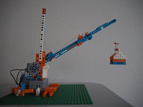 Apitor Robot X : Crane (Full view, Right)